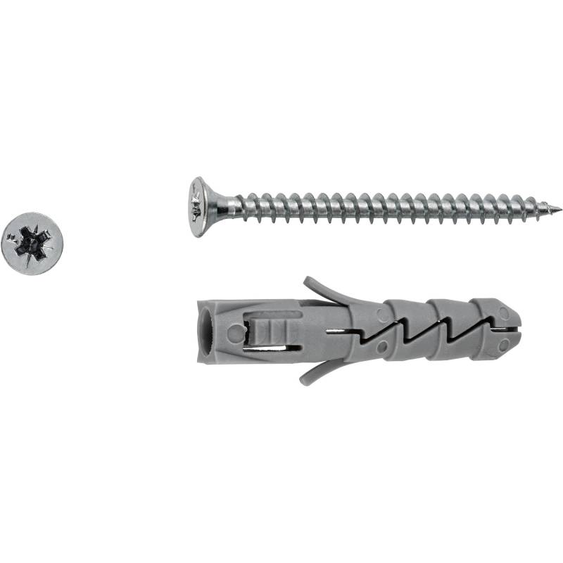 LUX Spreizdübel mit Schrauben Ø 10 mm x 50 mm 4 Stück von LUX-TOOLS