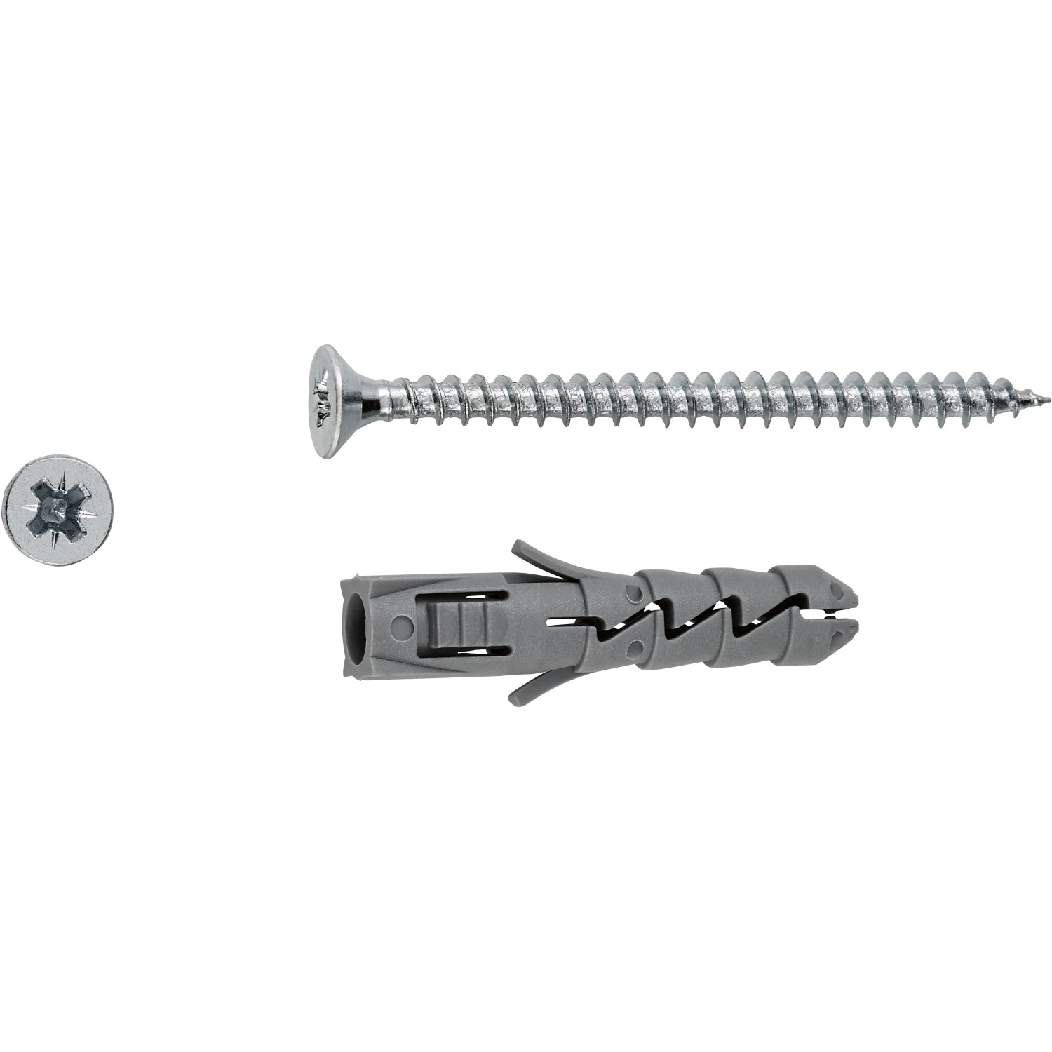 LUX Spreizdübel mit Schrauben Ø 8 mm x 40 mm 10 Stück LUX Spreizdübel mit Schrauben Ø 8 mm x 40 mm 10 Stück von LUX-TOOLS