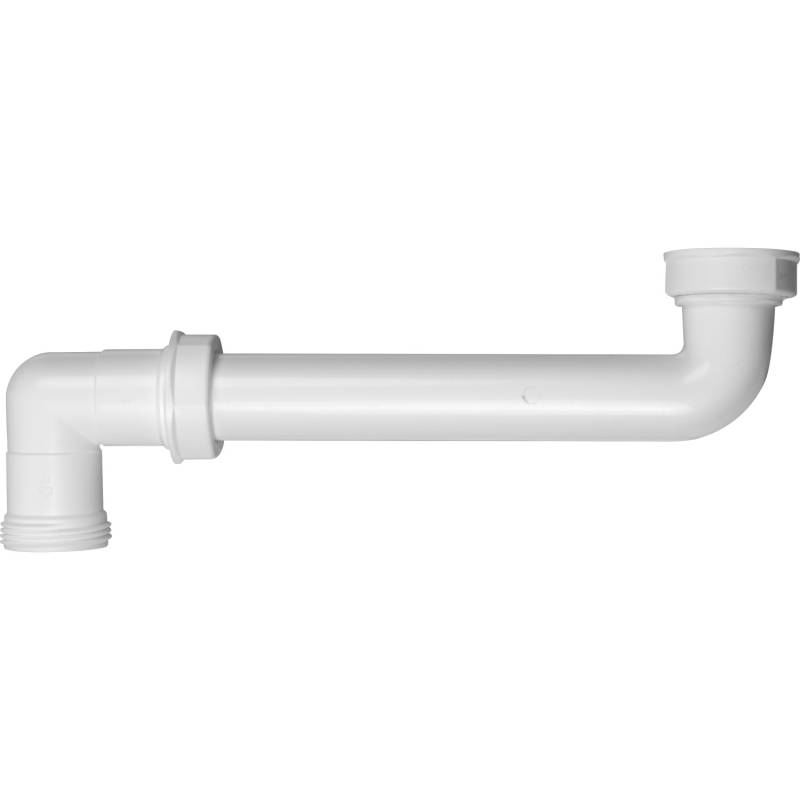Waschtisch-Raumsparablaufbogen 38,9 mm (G 1 1/4) Weiß