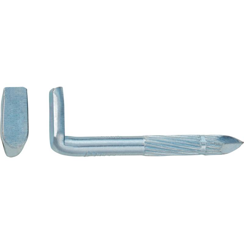 LUX Stahlhaken Gerillt Ø 3,5 mm x 40 mm Verzinkt 7 Stück von LUX-TOOLS