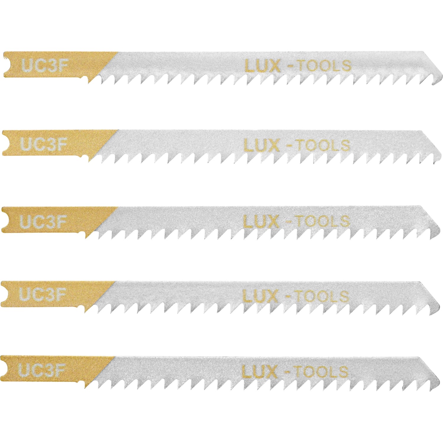 LUX Stichsägeblätter Holz U-Schaft 75 mm Grob Zahnteilung 3 mm von LUX-TOOLS