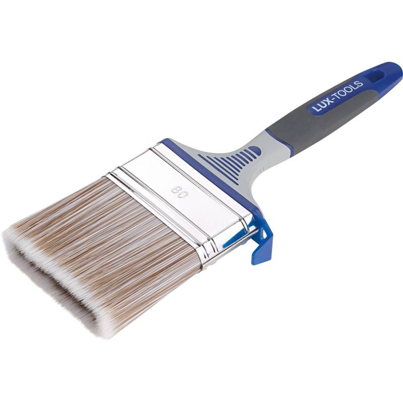 LUX Flachpinsel Lasur 80 mm mit Tank von LUX-TOOLS