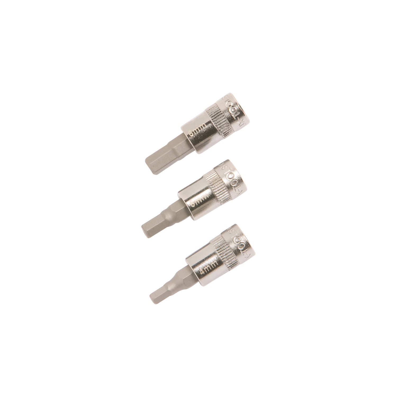 LUX-TOOLS Steckschlüssel Set 3-teilig Hex 4-6 mm LUX-TOOLS Steckschlüssel Set 3-teilig Hex 4-6 mm von LUX-TOOLS
