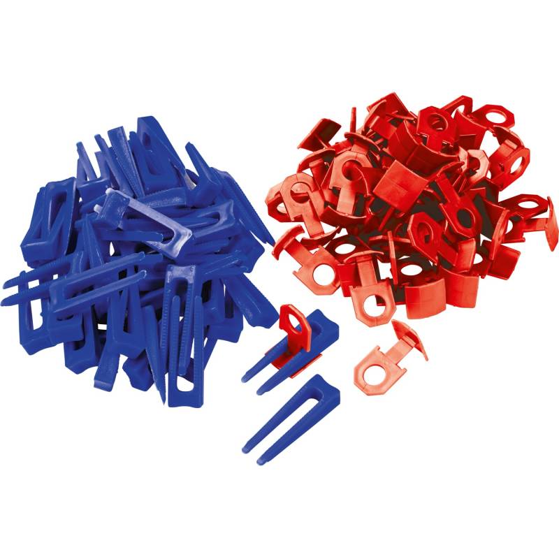 LUX Nivellierhilfe Startset 100 Keile 300 Clips 2 mm von LUX-TOOLS