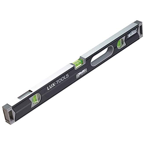 LUX-TOOLS Wasserwaage Professional | Aluminium-Wasserwaage mit drei Libellen und 100 cm Länge LUX-TOOLS Wasserwaage Professional | Aluminium-Wasserwaage mit drei Libellen und 100 cm Länge von LUX-TOOLS