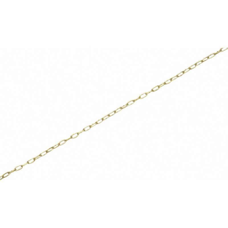 Uhrkette Messing 1,3 mm Meterware