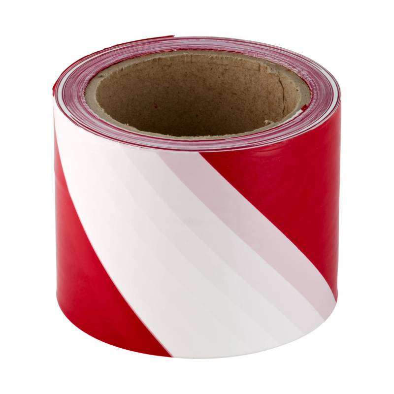 LUX-TOOLS Warnband Rot - Weiß 100 m von LUX-TOOLS