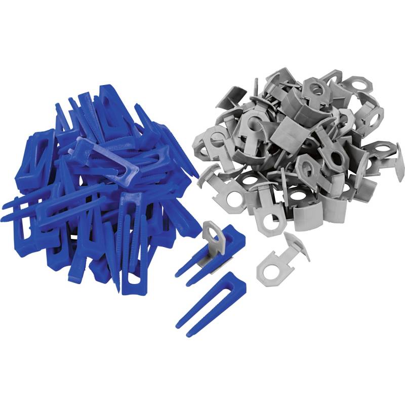 LUX Nivellierhilfe Startset 100 Keile 300 Clips 1,5 mm von LUX-TOOLS