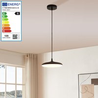 Hängeleuchte Oupilu mit integrierten LEDs Metall 120x25x25 cm Schwarz/Weiß [lux.pro] von LUX.PRO
