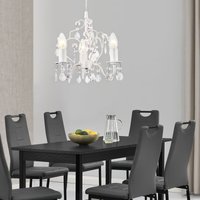 Kronleuchter Luzern 140 cm dreiflammig E14 Weiß Metall Kunststoff lux.pro Kronleuchter Luzern 140 cm dreiflammig E14 Weiß Metall Kunststoff lux.pro von LUX.PRO