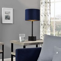 Tischleuchte 'Deventer' Blau 1xE14 Tischlampe Lampe Leuchte Nachttischlampe [ Lux.pro Blau von LUX.PRO