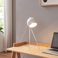 Tischleuchte Oldibro Metall 45x28x15 cm Weiß [lux.pro] von LUX.PRO