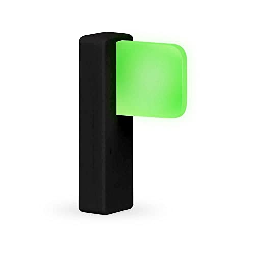 Luxafor Flag LED USB Busy Light Indicator - Schwarze LUXAFOR Flagge LED Verfügbarkeitsanzeige, die Ablenkungen am Arbeitsplatz beseitigt und die Produktivität steigert (59 Zoll Kabel (USB-C)) von LUXAFOR