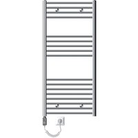 Luxebath - ecd Germany Badheizkörper Elektrisch 600 x 1200 mm mit Heizstab 1200 w Große Leistung - Chrom - gebogen mit Seitenanschluss - Heizkörper Luxebath - ecd Germany Badheizkörper Elektrisch 600 x 1200 mm mit Heizstab 1200 w Große Leistung - Chrom - gebogen mit Seitenanschluss - Heizkörper von LUXEBATH