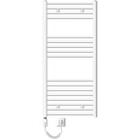 Luxebath - ecd Germany Badheizkörper Elektrisch 600 x 1200 mm mit Heizstab 900 w Große Leistung - Weiß - gebogen mit Seitenanschluss-Heizkörper Luxebath - ecd Germany Badheizkörper Elektrisch 600 x 1200 mm mit Heizstab 900 w Große Leistung - Weiß - gebogen mit Seitenanschluss-Heizkörper von LUXEBATH