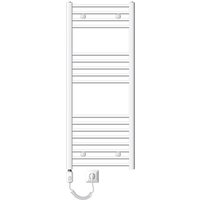 Ecd Germany Badheizkörper Elektrisch mit Heizstab 900W Große Leistung - 500 x 1200 mm - Weiß - gebogen mit Seitenanschluss - Heizkörper Ecd Germany Badheizkörper Elektrisch mit Heizstab 900W Große Leistung - 500 x 1200 mm - Weiß - gebogen mit Seitenanschluss - Heizkörper von LUXEBATH