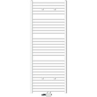 Luxebath - ecd Germany Badheizkörper Mittelanschluss 750 x 1800 mm Weiß gerade mit Thermostat und Anschlussgarnitur Universal Eck- und Durchgangsform von LUXEBATH