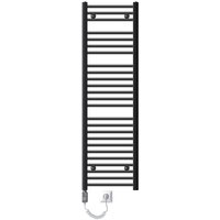 Luxebath - ecd Germany Badheizkörper Sahara Elektrisch mit Heizstab 1200W Große Leistung - 400 x 1500 mm - Anthrazit gerade - Heizkörper von LUXEBATH