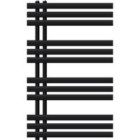 Luxebath - Design Badheizkörper Iron em 600 x 1000 mm, Schwarz matt, Designheizkörper Paneelheizkörper Flachheizkörper Heizkörper Handtuchwärmer von LUXEBATH