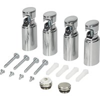 LuxeBath Halterung für Badheizkörper - Chrom - für gerade und gebogene Modelle - Montagematerial, Befestigung Satz, Montage Set, Aufhängung Halter LuxeBath Halterung für Badheizkörper - Chrom - für gerade und gebogene Modelle - Montagematerial, Befestigung Satz, Montage Set, Aufhängung Halter von LUXEBATH