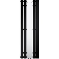 Luxebath - Badheizkörper mit Spiegel Mittelanschluss 1600x450 mm Schwarz Anschlussgarnitur Universal Eck- und Durchgangsform Multiblock Thermostat Luxebath - Badheizkörper mit Spiegel Mittelanschluss 1600x450 mm Schwarz Anschlussgarnitur Universal Eck- und Durchgangsform Multiblock Thermostat von LUXEBATH