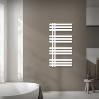 Luxebath - Design Badheizkörper Iron em, 500 x 1000 mm, Weiß, Designheizkörper Paneelheizkörper Flachheizkörper Heizkörper Handtuchwärmer von LUXEBATH