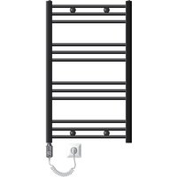 Luxebath - ecd Germany Badheizkörper Elektrisch mit Heizstab 600W eco - 600 x 800 mm - Anthrazit - gerade mit Seitenanschluss - Heizkörper Heizung von LUXEBATH