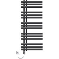Luxebath - ecd Germany Iron em Design Badheizkörper Elektrisch mit Heizstab 1200 w - 500 x 1200 mm - Anthrazit - Designheizkörper Paneelheizkörper von LUXEBATH