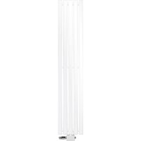 Luxebath - ecd Germany Design Paneelheizkörper Stella Mittelanschluss 260 x 1400 mm Weiß mit Anschlussgarnitur Thermostat Universal Eck- und von LUXEBATH