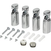 Luxebath - ecd Germany Halterung für Badheizkörper - Chrom - für gerade und gebogene Modelle - Montagematerial Befestigung Satz Montage Set Luxebath - ecd Germany Halterung für Badheizkörper - Chrom - für gerade und gebogene Modelle - Montagematerial Befestigung Satz Montage Set von LUXEBATH