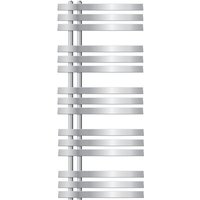 Luxebath - ecd Germany Iron em Design Badheizkörper - 500 x 1200 mm - Chrom - Designheizkörper Paneelheizkörper Heizkörper Handtuchwärmer von LUXEBATH