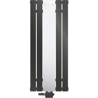 ML-Design Badheizkörper Flach Mittelanschluss 1200x450mm Anthrazit & Spiegel Anschlussarmatur Universal Eck- und Durchgangsform Multiblock Thermostat ML-Design Badheizkörper Flach Mittelanschluss 1200x450mm Anthrazit & Spiegel Anschlussarmatur Universal Eck- und Durchgangsform Multiblock Thermostat von LUXEBATH