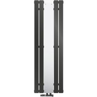 ML-Design Badheizkörper Flach Mittelanschluss 1600x450mm Anthrazit mit Spiegel und Wandanschlussgarnitur Eckform Multiblock Thermostat Design ML-Design Badheizkörper Flach Mittelanschluss 1600x450mm Anthrazit mit Spiegel und Wandanschlussgarnitur Eckform Multiblock Thermostat Design von LUXEBATH