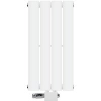 ML-Design Paneelheizkörper Einlagig 600x300 mm Weiß Mittelanschluss mit Anschlussarmatur Universal Eck- und Durchgangsform Multiblock Thermostat von LUXEBATH