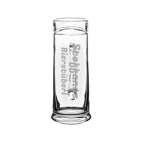 LUXENTU Bierkrug mit Gravur, Personalisiertes Bierglas 0,5 Liter mit 2-zeiliger Namengravur, Persönliche Lasergravur als Geschenk, Name quer, 1 Stück LUXENTU Bierkrug mit Gravur, Personalisiertes Bierglas 0,5 Liter mit 2-zeiliger Namengravur, Persönliche Lasergravur als Geschenk, Name quer, 1 Stück von LUXENTU