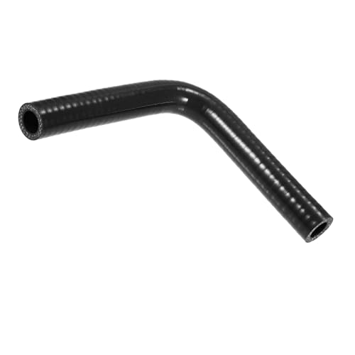 2,5 cm auf 1,9 cm Silikon, 90 Grad Winkelstück, gerader Kupplungsschlauch, 19-25 mm, 3-lagig, verstärkter Turbo/Ladeluftkühler/Ansaugrohr, Reduzierstück für industrielle Hydraulikschläuche (schwarz) von LUXERAD
