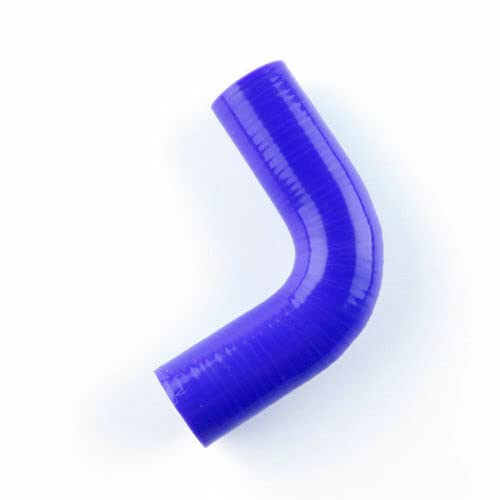 90 Grad 19-25mm Ellenbogen Ellenbogen Silikon Reduzierstück 3-lagig Verstärkter Schlauch Kupplung Turbo/Ladeluftkühler/Saugschlauch industrielle Hydraulikschläuche (19-25mm, Blau) von LUXERAD