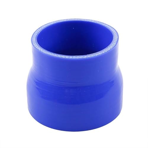LUXERAD, Kupplungsschlauch, Silikonschlauch, gerader Anschluss, ID51-76mm, Länge 76mm, 3-lagig, Turboschlauch, Ladeluftkühler, Saugschlauch (ID51/76, Blau) von LUXERAD