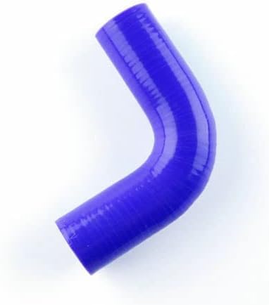 LUXERAD Blauer Reduzierschlauch 2 auf 2,5 Zoll Silikon Reduzierstück Kupplung Panzerschlauch 4-lagig 90 Grad ID51-64mm Turbo/Ladeluftkühler/Ansaugung von LUXERAD