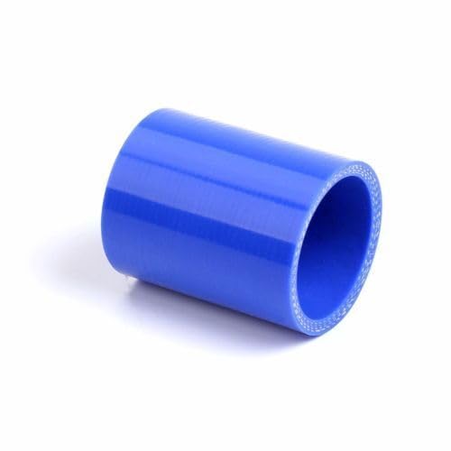 LUXERAD Gerade Silikon Schlauchkupplung ID 2 11/16" (68 mm), 3" Länge (76 mm), Wandstärke 3-lagig (4.5mm) Turbo Schläuche (68mm, blau) von LUXERAD