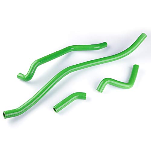 LUXERAD Silikon Kühlerschlauch Kit für Kawasaki KFX700 KFX 700 V Force 2004 2005 2006 Kühlerschlauch (grün) von LUXERAD