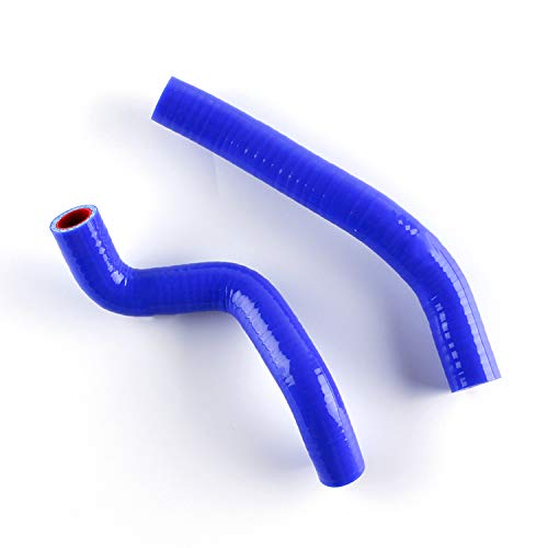 LUXERAD Silikon-Kühlerschlauch für Kawasaki KFX450R KFX450R KFX450 (Blau) von LUXERAD