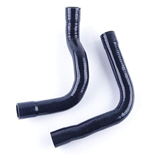 LUXERAD Silikon-Kühlmittelschlauch-Set für BMW E36 318 318i 318is 318ti 1992 1993 1994 1995 1996 1997 1998 1999 (schwarz) von LUXERAD