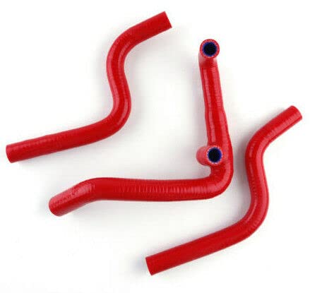 LUXERAD Silikon-Kühlmittelschlauch-Set für Husqvarna CR250 CR WR 250 360 (Rot) von LUXERAD