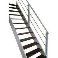 Luxholm Raumspartreppe »Dresden«, 11 Stufen, max. Geschosshöhe 258 cm - weiss von Luxholm