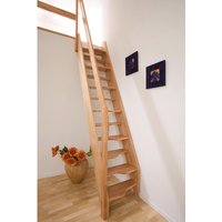 Luxholm Wechseltritttreppe »Spessart«, 14 Stufen, max. Geschosshöhe 315 cm - braun von Luxholm
