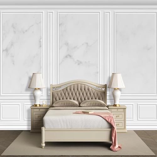 LUXINSHISU Selbstklebende PVC-Wandbild 3D-Tapete weißer Marmor Gipslinie Wohnzimmer Schlafzimmer Hintergrund Wanddekoration Kunst Aufkleber Malerei LUXINSHISU Selbstklebende PVC-Wandbild 3D-Tapete weißer Marmor Gipslinie Wohnzimmer Schlafzimmer Hintergrund Wanddekoration Kunst Aufkleber Malerei von LUXINSHISU