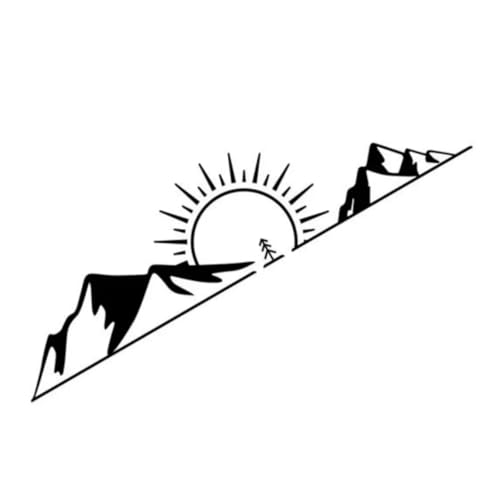 LUXINSHISU Selbstklebender Wandaufkleber „Sun Hills“ aus Vinyl für den Innenbereich für Kinderzimmer Karosserie Fenster Wandaufkleber LUXINSHISU Selbstklebender Wandaufkleber „Sun Hills“ aus Vinyl für den Innenbereich für Kinderzimmer Karosserie Fenster Wandaufkleber von LUXINSHISU