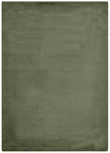 -LUXOR- living Kunstfell Coste Flauschiger Teppich Schlafzimmer - ideal zur Verwendung als Bettvorleger Schlafzimmer - gemütlicher Fellteppich Lammfell Imitat 80 x 150 cm dunkelgrün -LUXOR- living Kunstfell Coste Flauschiger Teppich Schlafzimmer - ideal zur Verwendung als Bettvorleger Schlafzimmer - gemütlicher Fellteppich Lammfell Imitat 80 x 150 cm dunkelgrün von -LUXOR- living