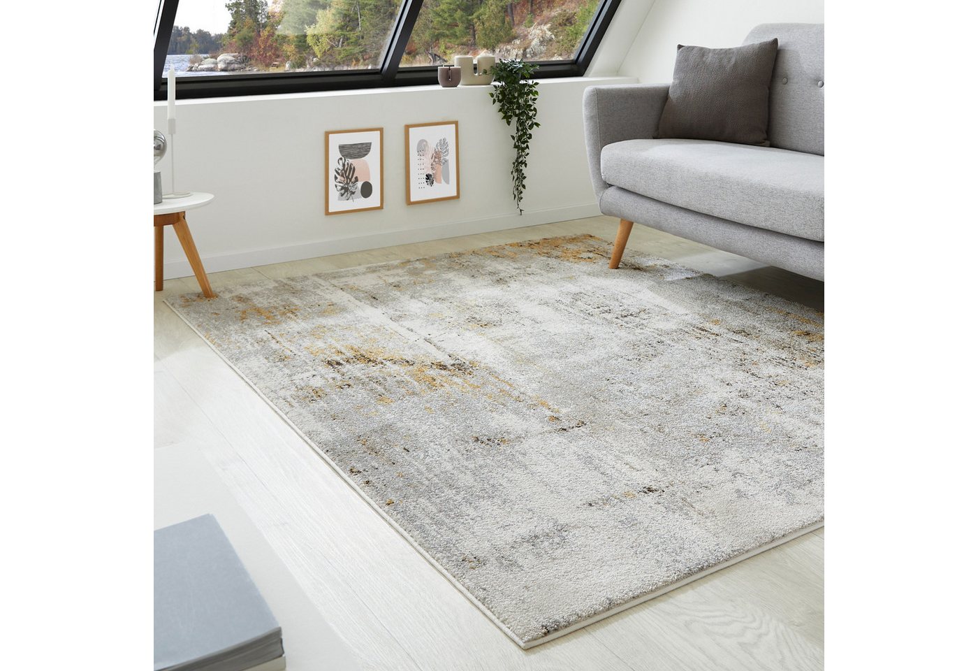 LUXOR living Teppich Montreal, rechteckig, Höhe: 12 mm, Kurzflor, modernes Design, Wohnzimmer, Schlafzimmer LUXOR living Teppich Montreal, rechteckig, Höhe: 12 mm, Kurzflor, modernes Design, Wohnzimmer, Schlafzimmer von LUXOR living